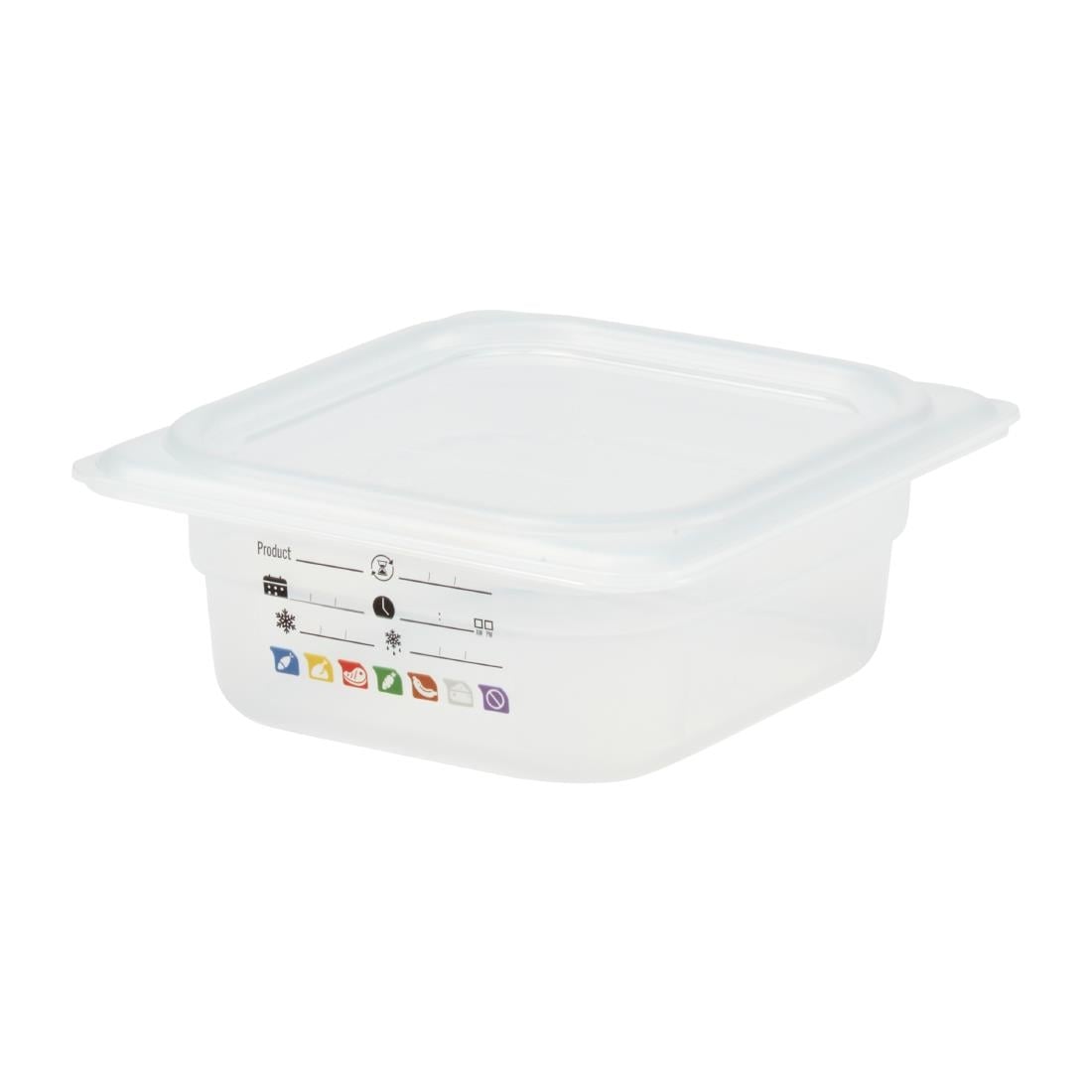 Cambro Safetrak IML polypropyleen voedselbewaarbak 65 mm 1/6 GN