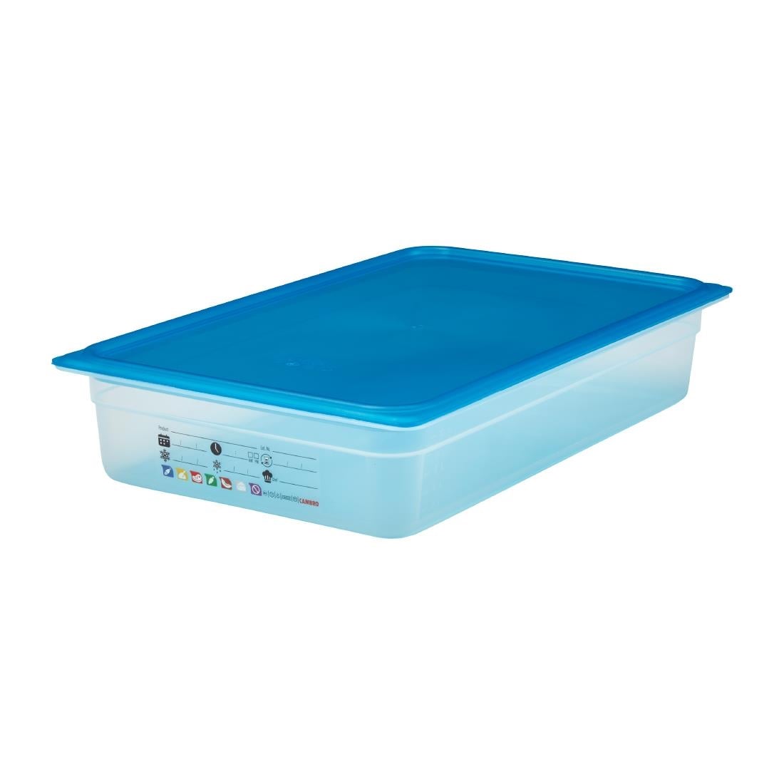 Cambro Safetrak IML polypropyleen voedselopslagbak 1/1 GN 100 mm