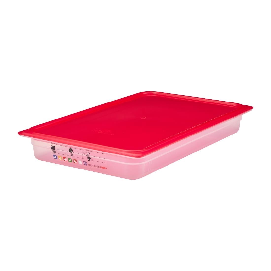 Cambro Safetrak IML polypropyleen voedselopslagbak 1/1 GN 65 mm