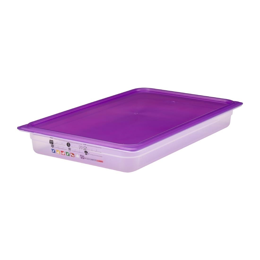 Cambro Safetrak IML polypropyleen voedselopslagbak 1/1 GN 65 mm