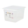 Cambro Safetrak IML polypropyleen voedselopslagbak 1/2 GN 200mm