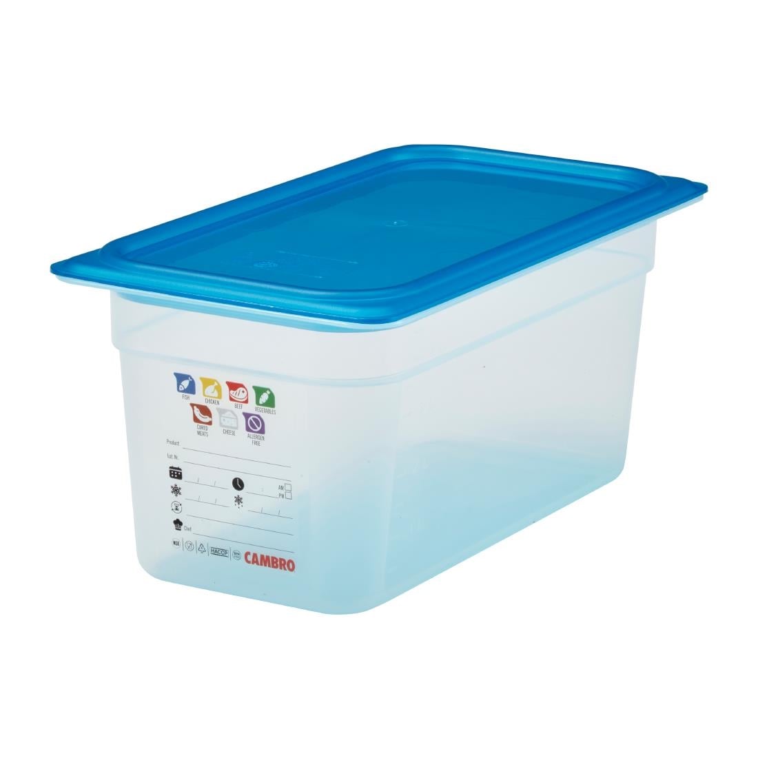 Cambro Safetrak IML polypropyleen voedselopslagbak 1/3 GN 150mm