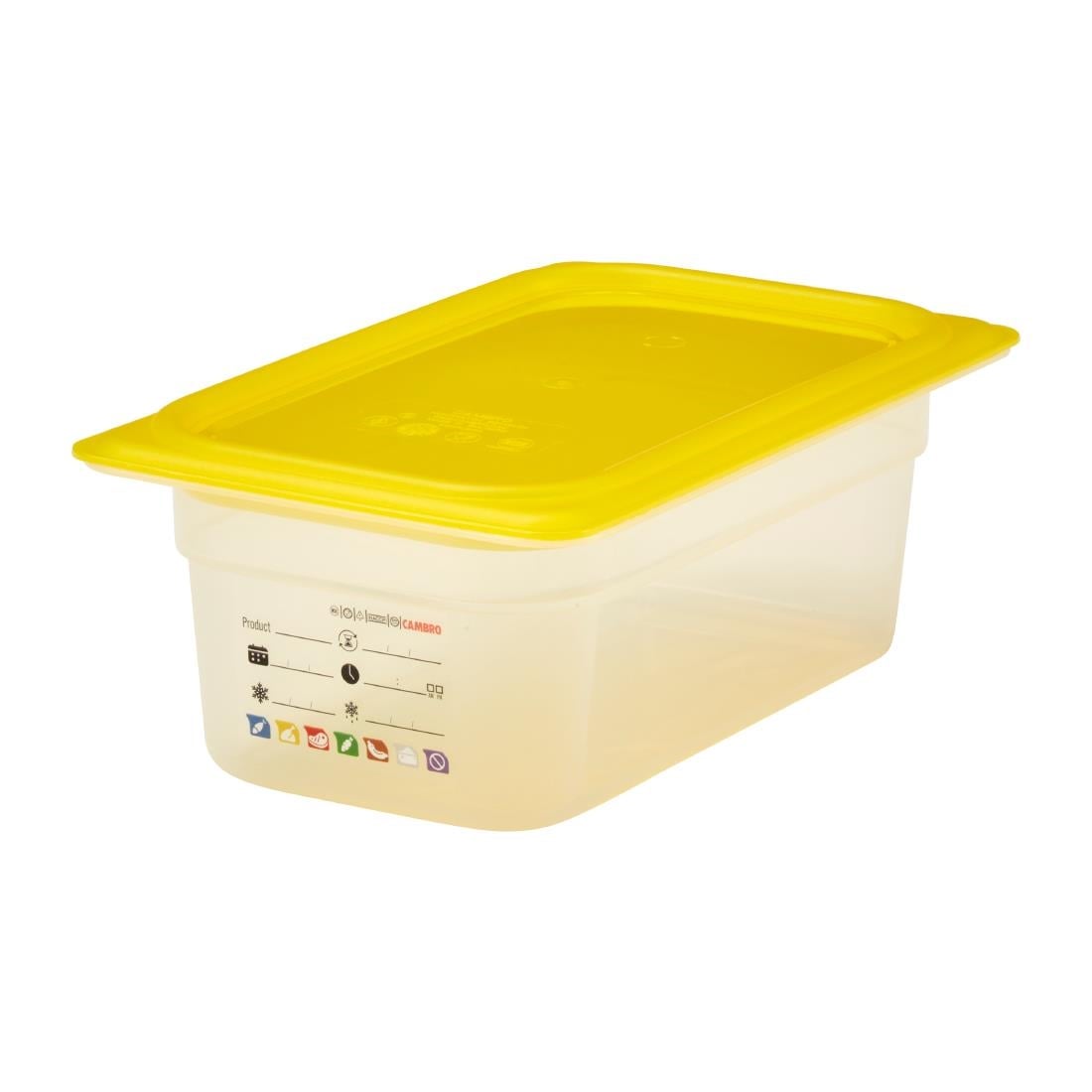 Cambro Safetrak IML polypropyleen voedselopslagbak 1/4 GN 100mm