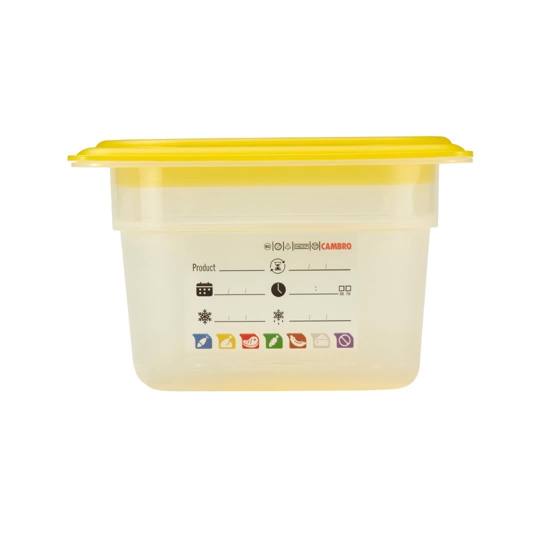 Cambro Safetrak IML polypropyleen voedselopslagbak 1/4 GN 100mm