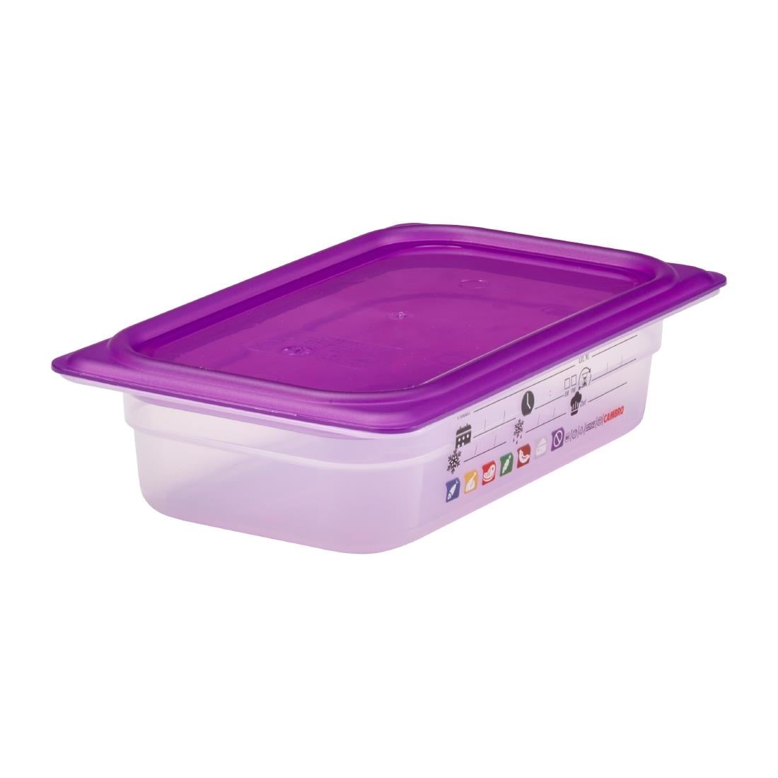 Cambro Safetrak IML polypropyleen voedselopslagbak 1/4 GN 65mm