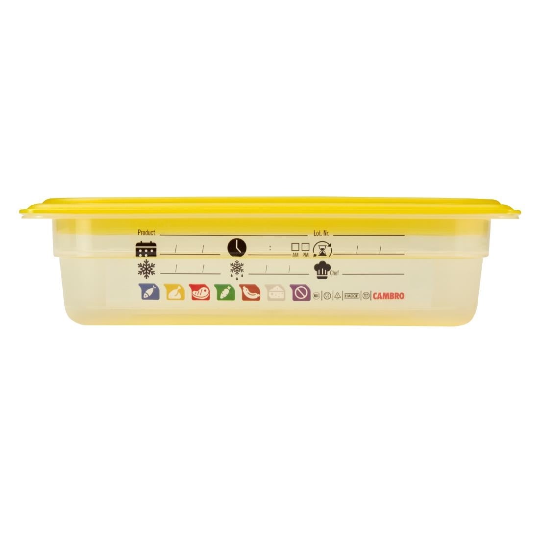 Cambro Safetrak IML polypropyleen voedselopslagbak 1/4 GN 65mm