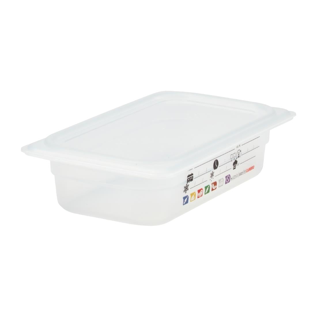 Cambro Safetrak IML polypropyleen voedselopslagbak 1/4 GN 65mm