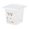Cambro Safetrak IML polypropyleen voedselopslagbak 1/6 GN 150 mm
