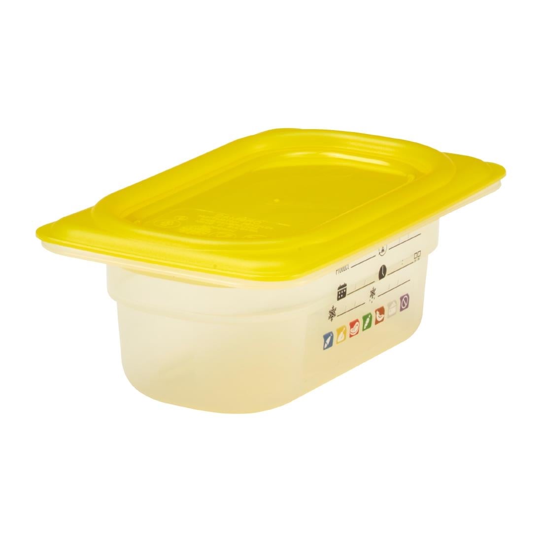 Cambro Safetrak IML polypropyleen voedselopslagbak 1/9 GN 65mm