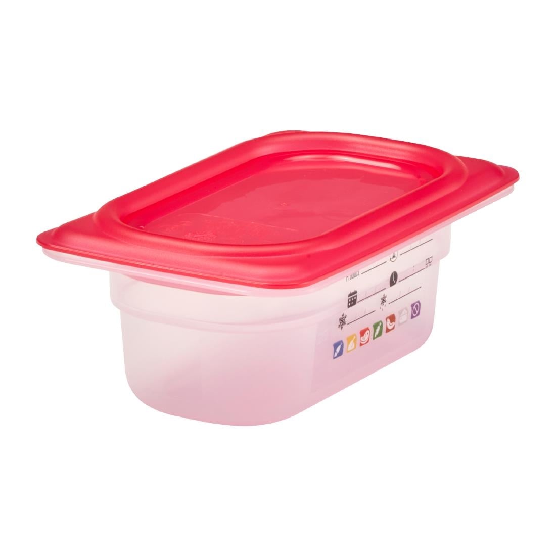 Cambro Safetrak IML polypropyleen voedselopslagbak 1/9 GN 65mm
