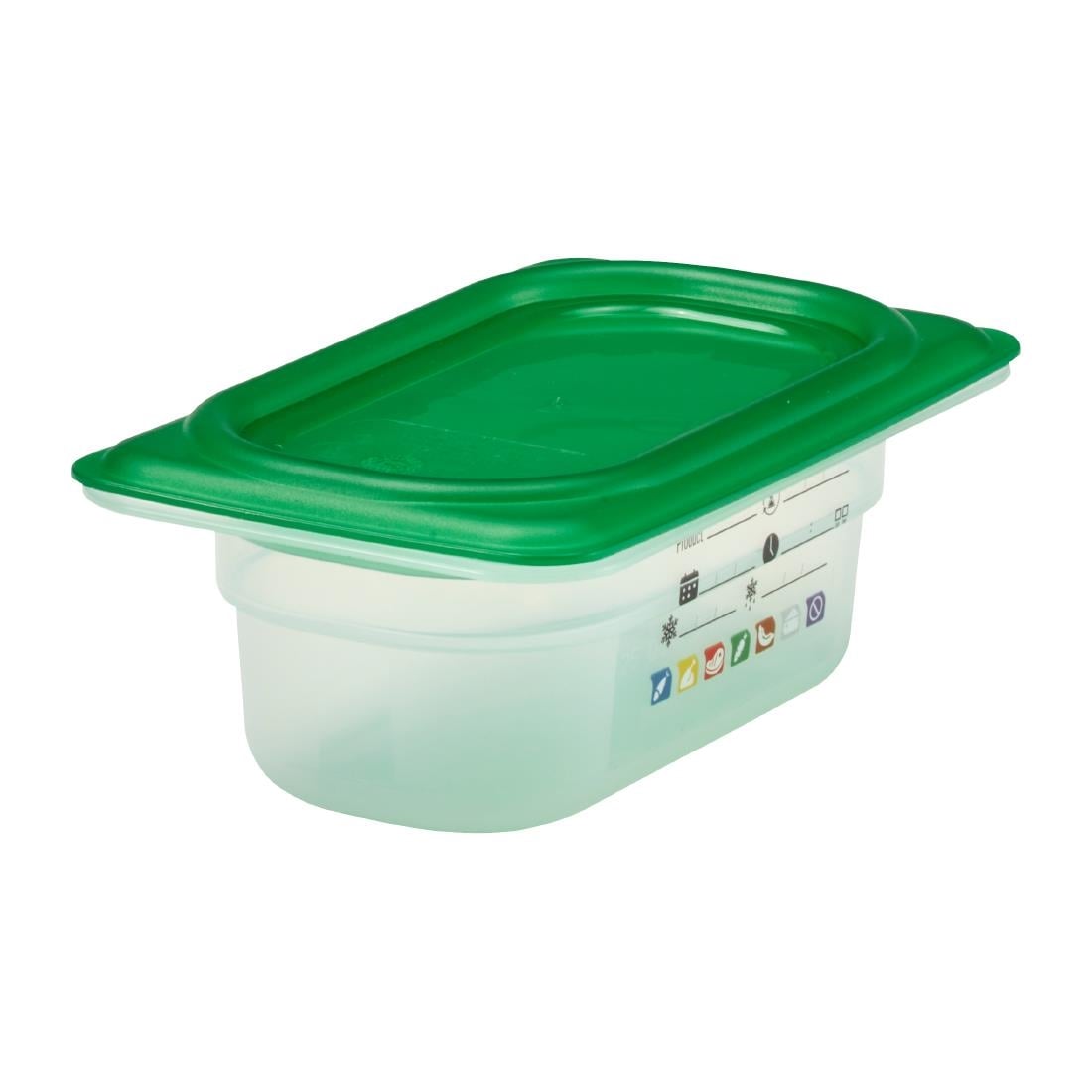 Cambro Safetrak IML polypropyleen voedselopslagbak 1/9 GN 65mm