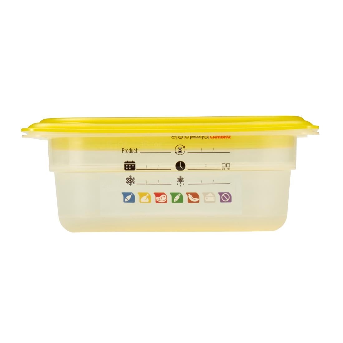 Cambro Safetrak IML polypropyleen voedselopslagbak 1/9 GN 65mm