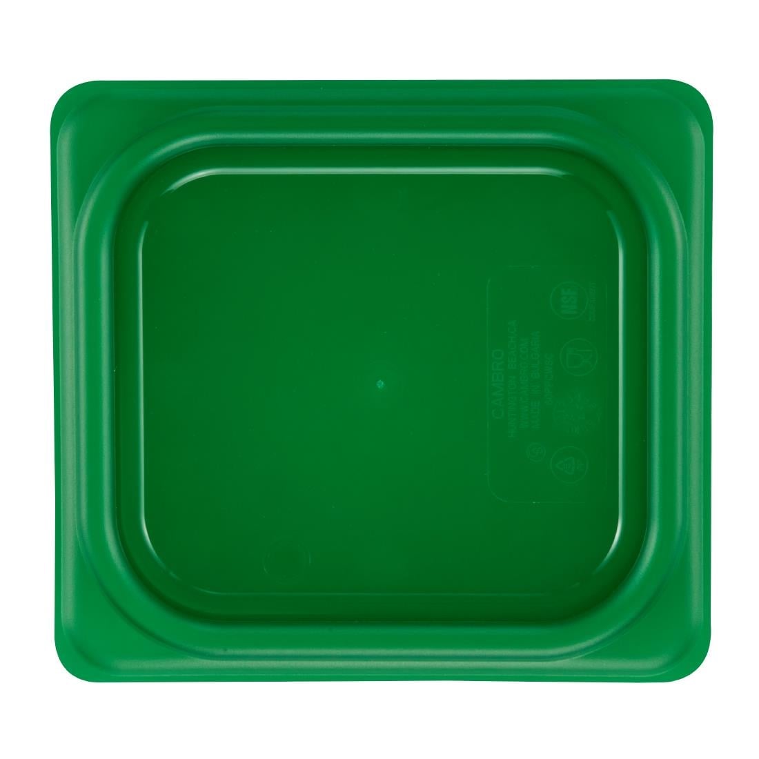 Cambro Safetrak polypropyleen afsluitdeksel IML groen 1/6 GN