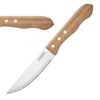 Olympia Jumbo steakmes met houten heft 25cm (12 Stuks)