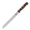 Victorinox gekarteld broodmes met houten heft 21,5cm