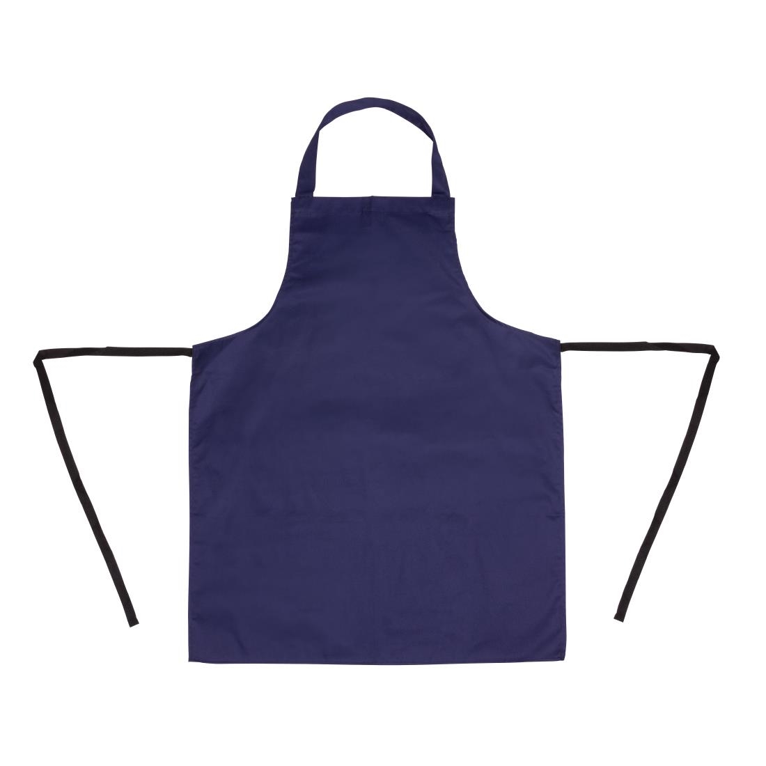 Whites Latzschürze taschenlos Marineblau 710(B)x960(L)mm - Afbeelding 8