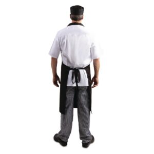 Whites Latzschürze taschenlos schwarz 710(B)x960(L)mm