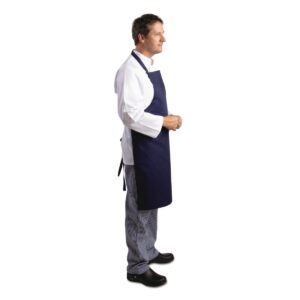 Whites Latzschürze taschenlos Marineblau 710(B)x960(L)mm