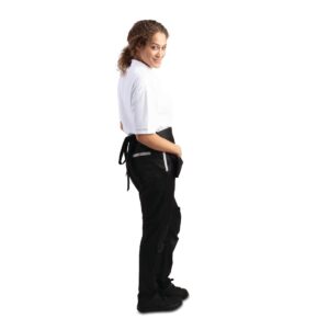 Whites Taillenschürze kurz mit Geldtasche Schwarz 450 x 305mm