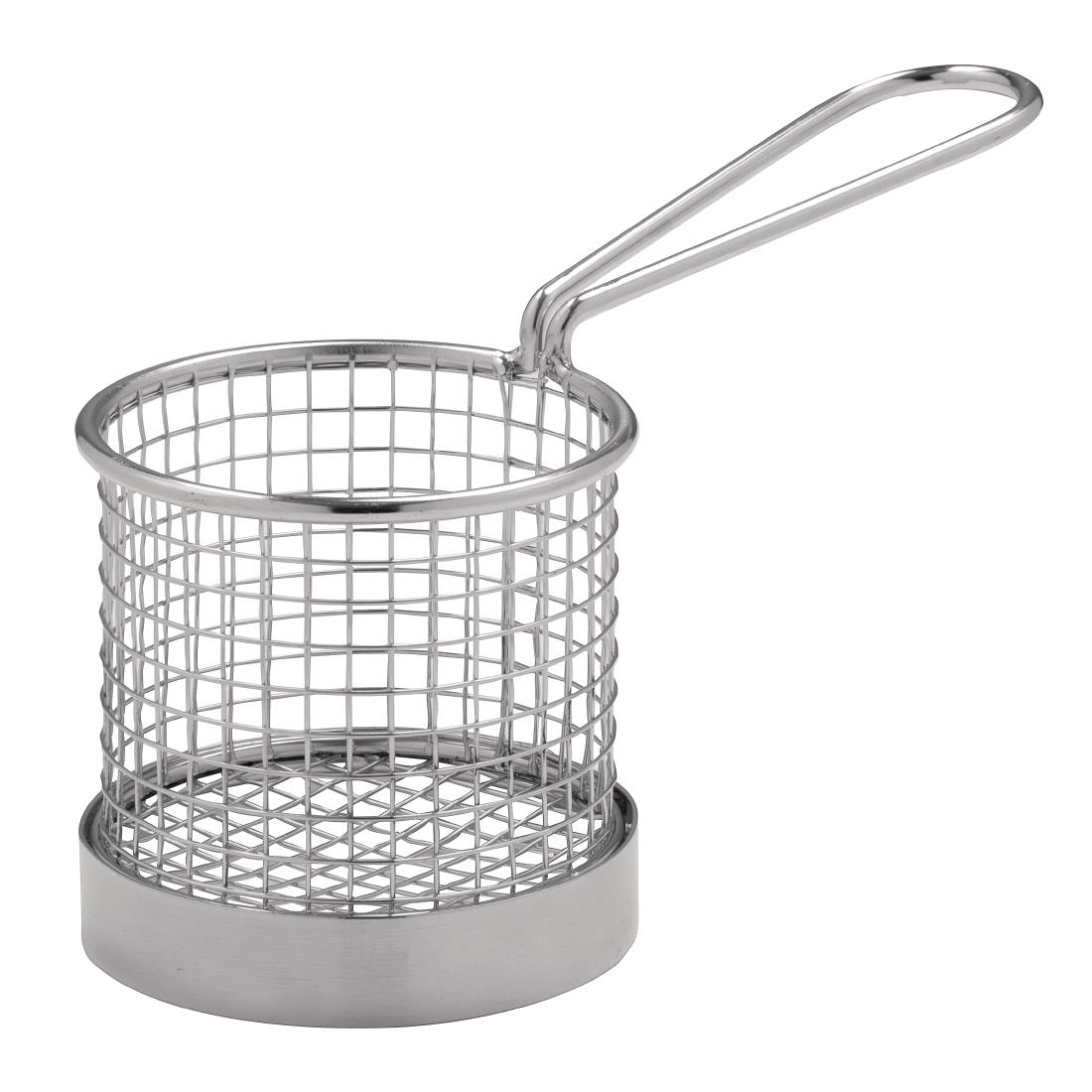 Olympia RVS fritesmand met handgreep 8cm - Afbeelding 2