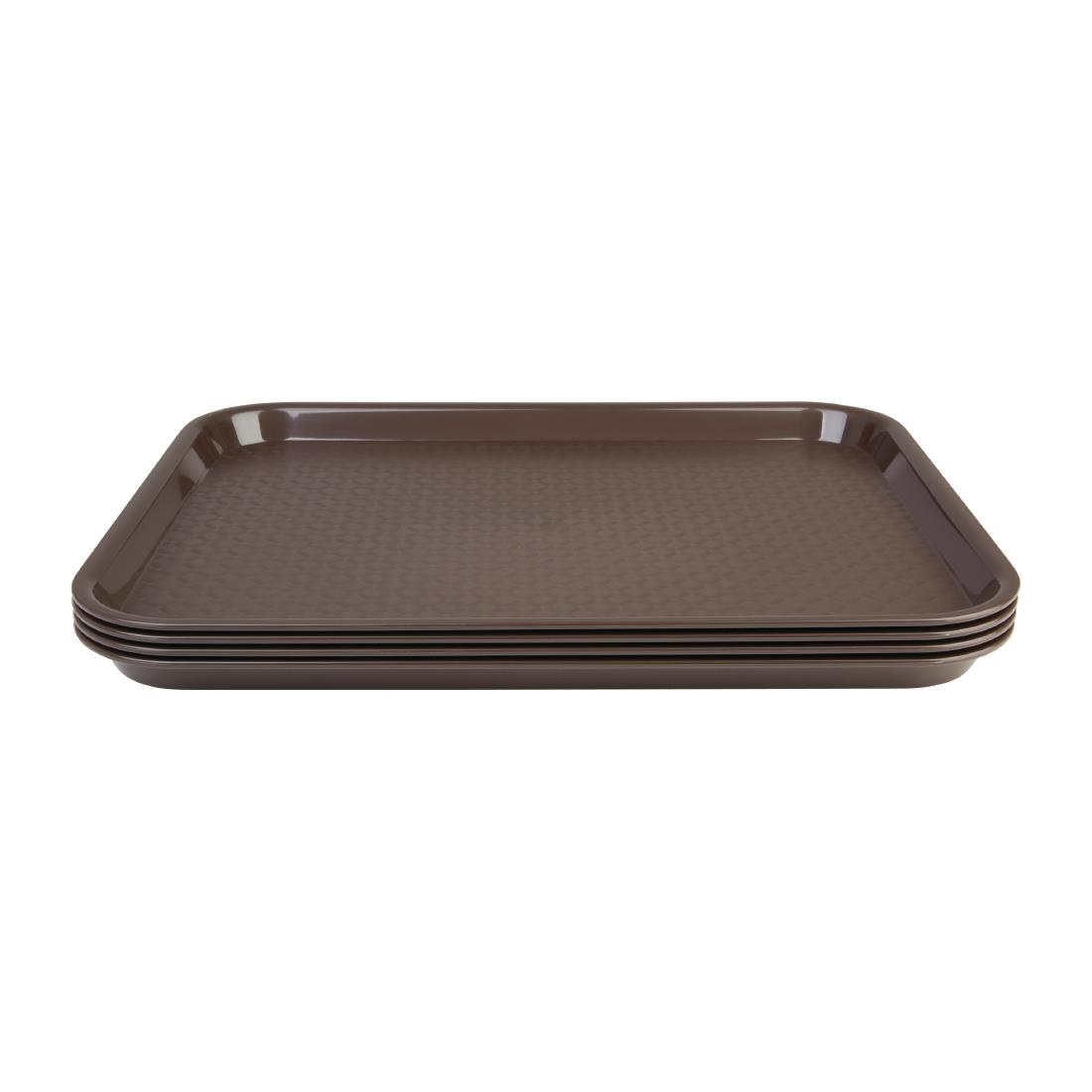 Olympia Kristallon PP Rechthoekig Dienblad Bruin 275x353mm - Afbeelding 4