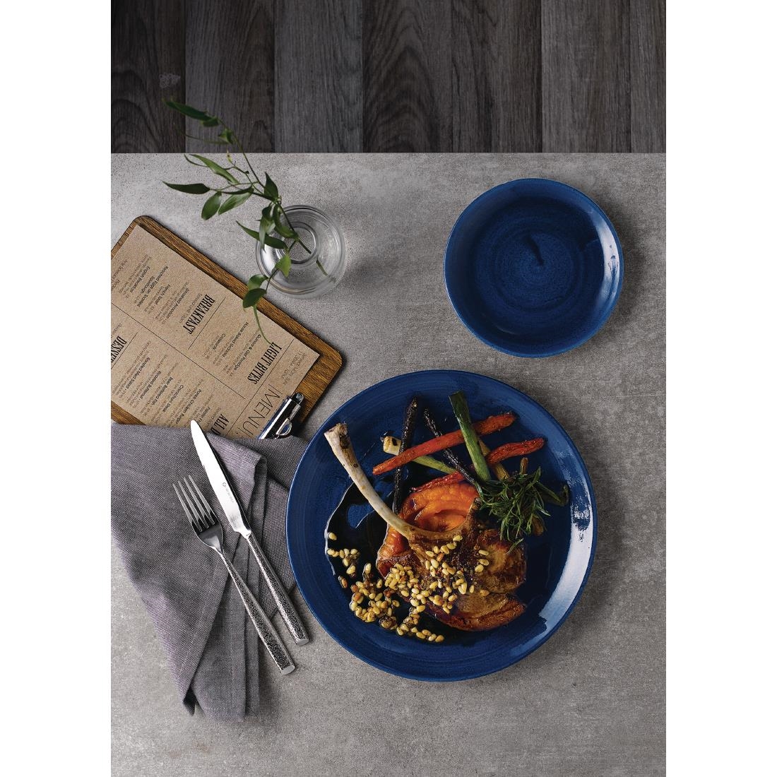 Churchill Stonecast Patina Cobalt Blue Evolve Coupe Bord 16.5cm (12 stuks) - Afbeelding 3