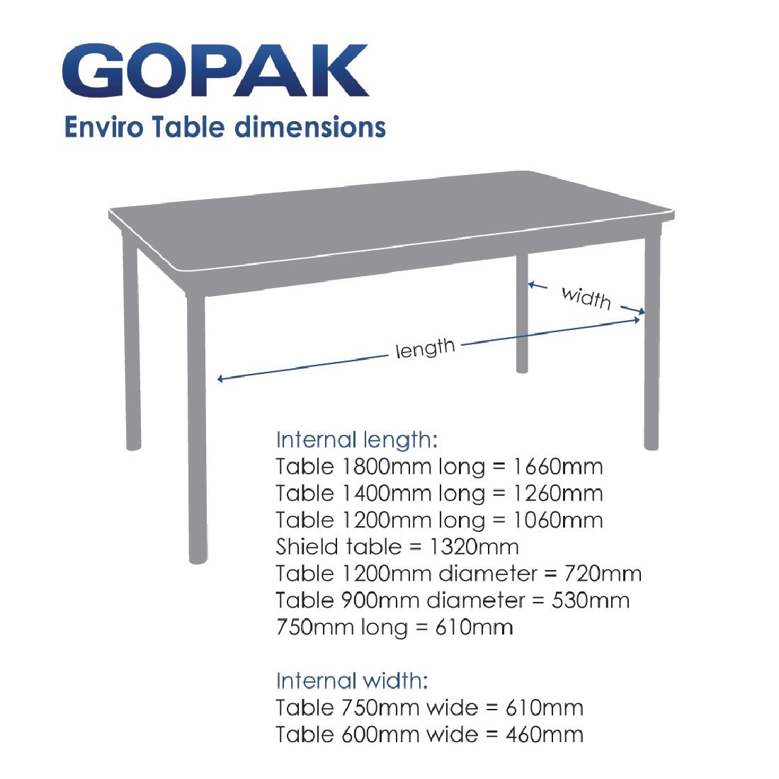 Gopak Enviro rechthoekige indoor eettafel berkeneffect 1400mm - Afbeelding 3