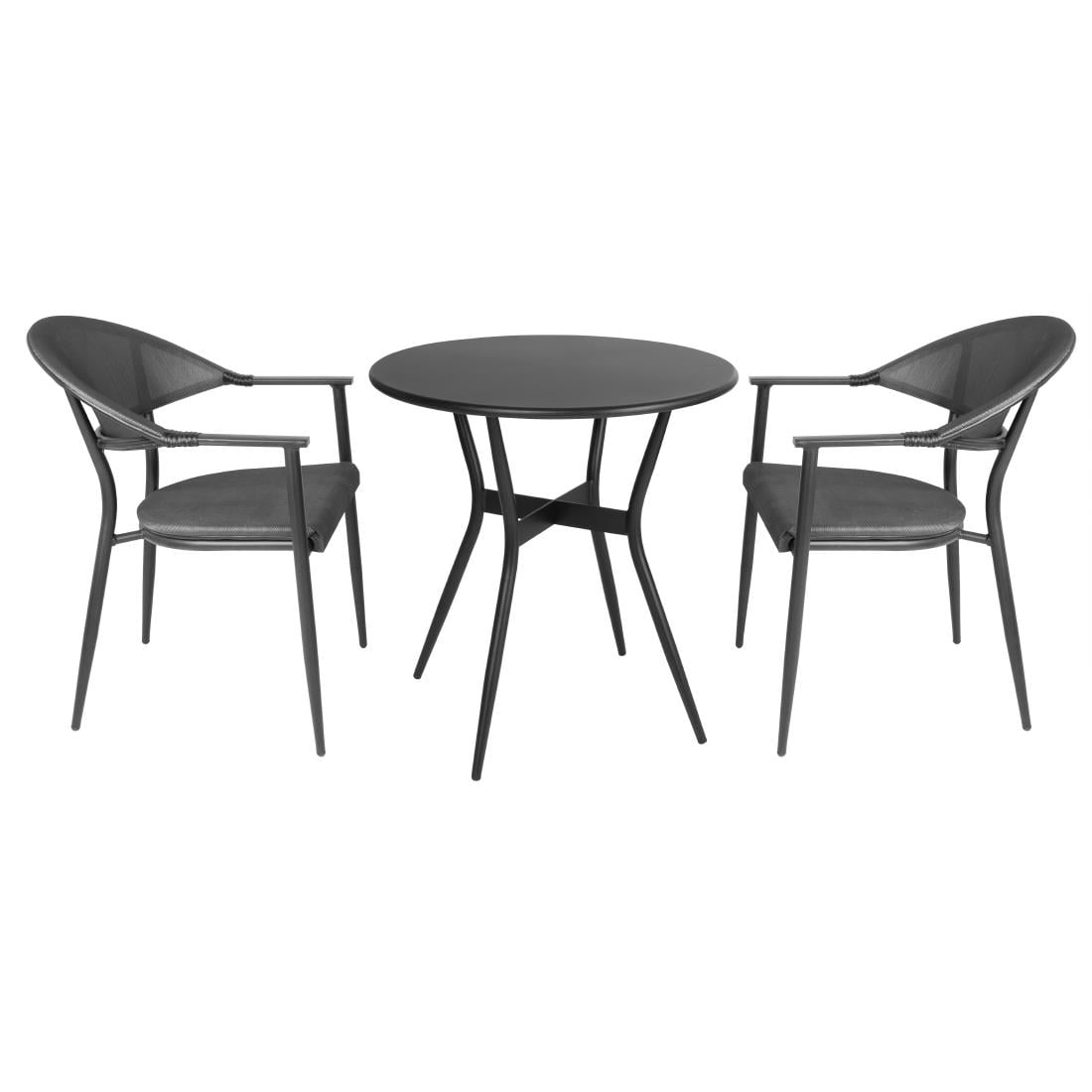 Bolero Santiago Buiten Tafel Zwart 690mm - Afbeelding 5
