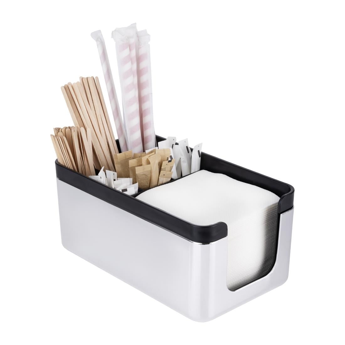 Olympia Kristallon Bar Caddy Verchroomd Abs - Afbeelding 3