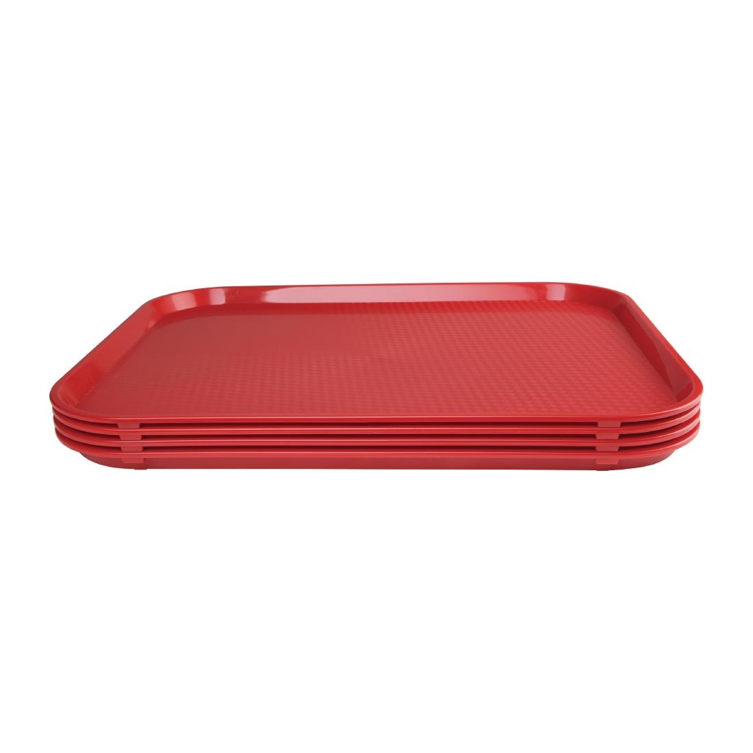 Olympia Kristallon polypropyleen dienblad rood 45 x 35cm - Afbeelding 4