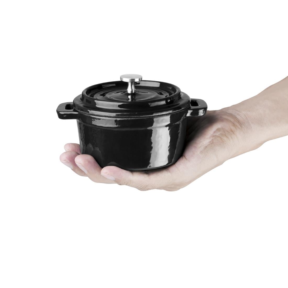 Vogue gietijzeren inductie mini braadpan rond 7,5(H) x 10(Ø)cm - Afbeelding 3