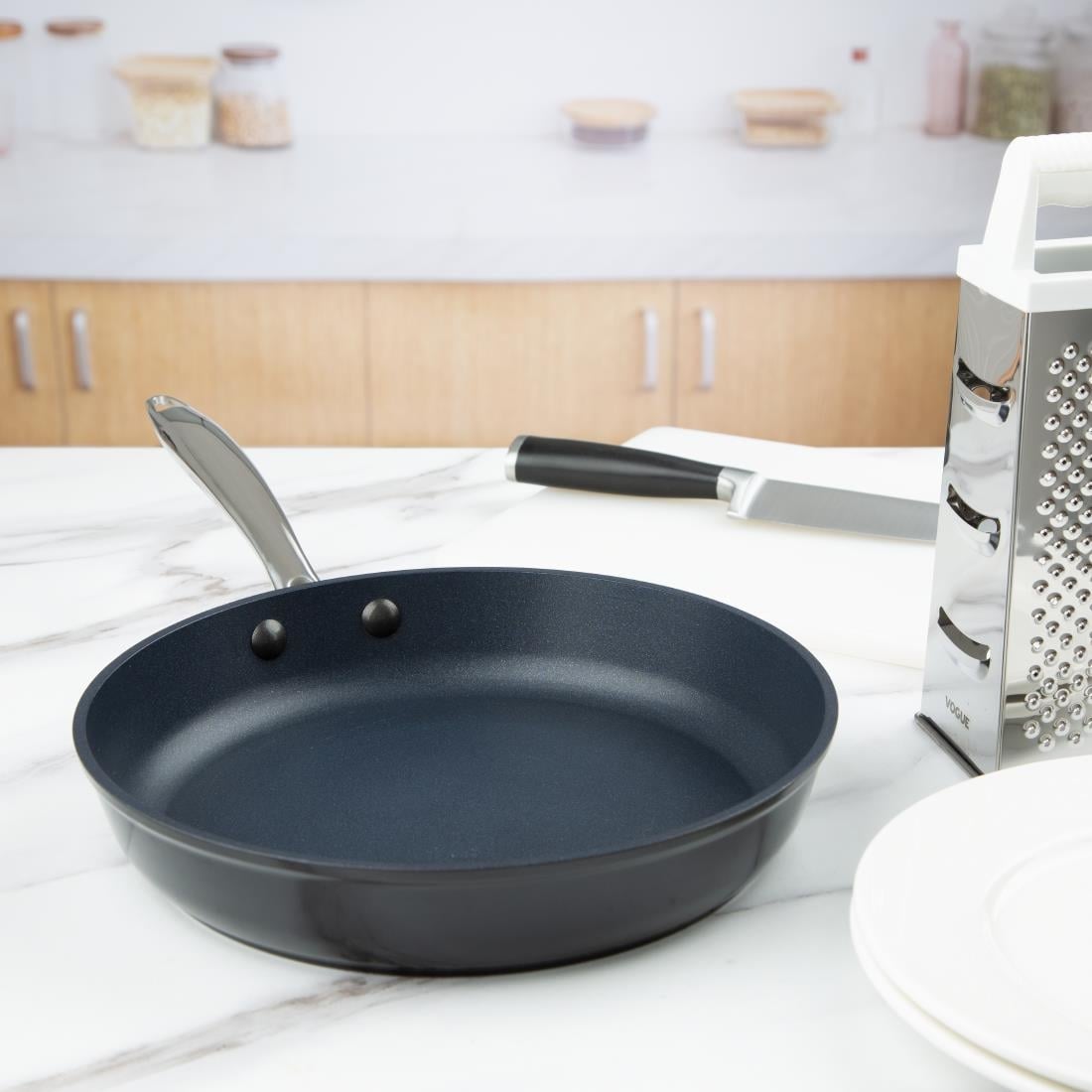 Vogue gietaluminium anti-aanbak teflon koekenpan 26cm - Afbeelding 8