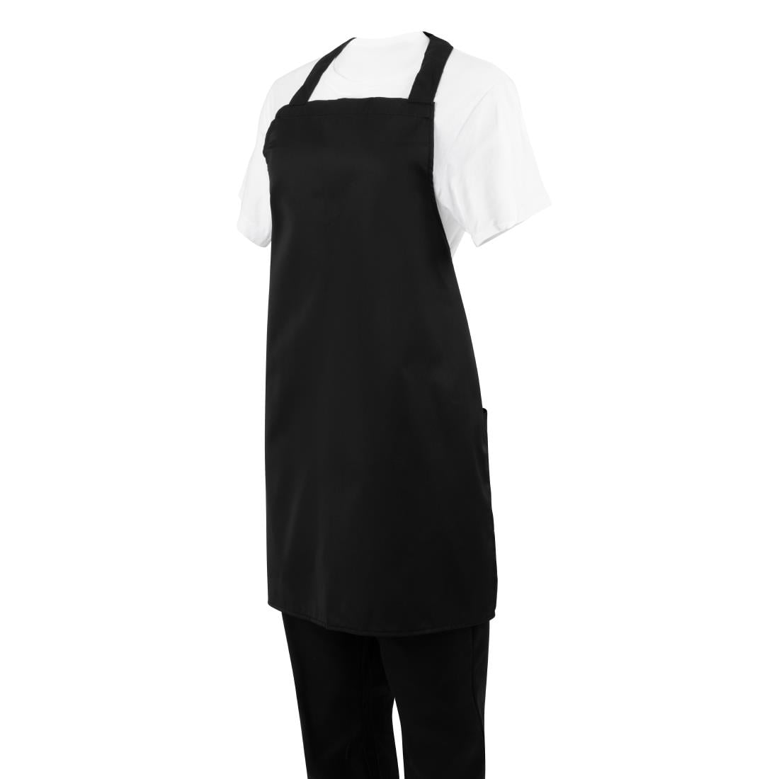 Nisbets Essentials halterschort zwart (2 stuks) - Afbeelding 4