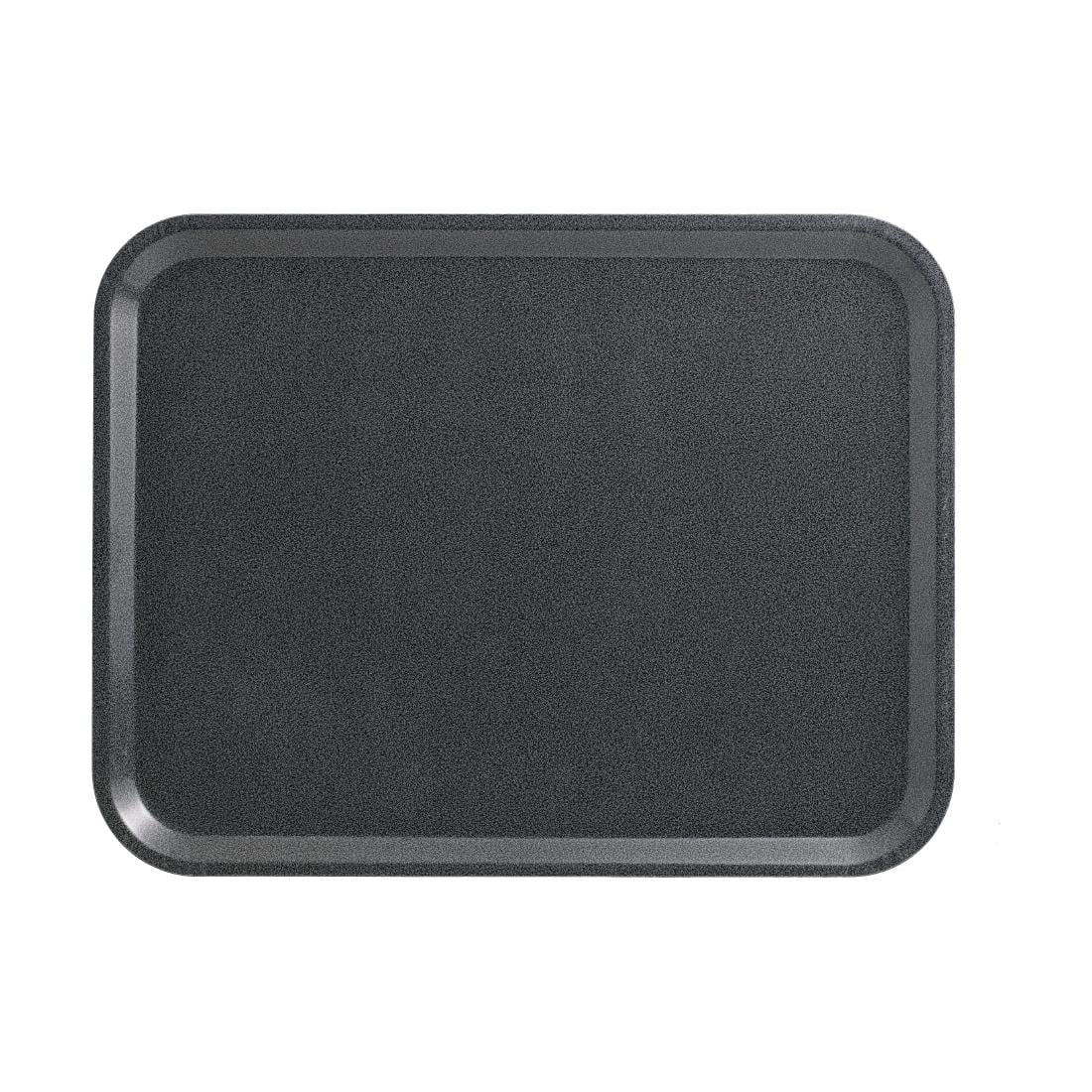 Cambro Capri Dienblad Houtskoolkleur Gladde Oppervlakte 340x460mm - Afbeelding 2