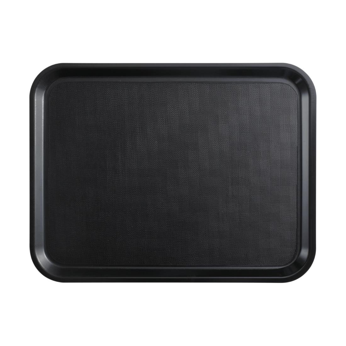 Cambro Mykonos Blad Zwart Antislip Oppervlak 330x430mm - Afbeelding 2