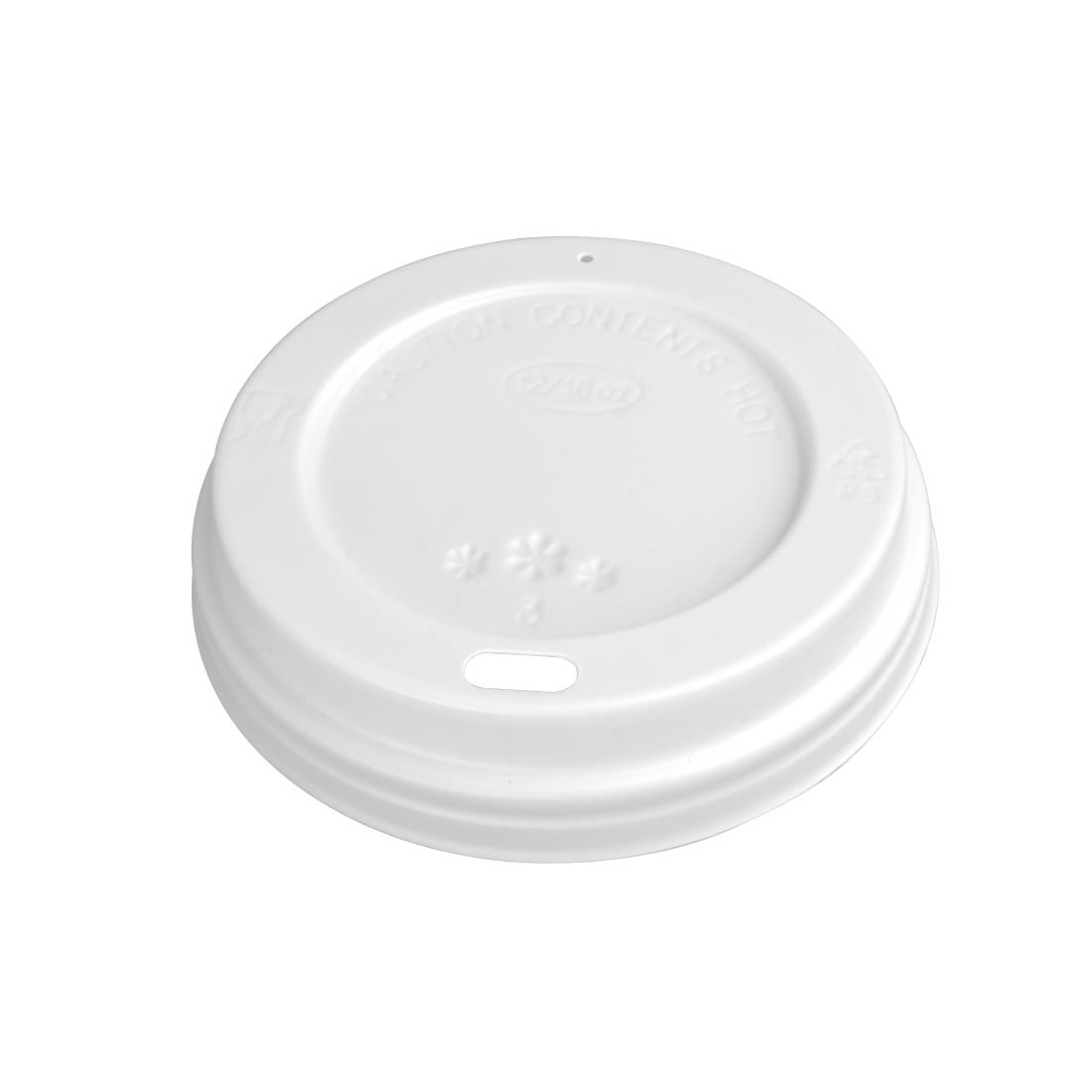 Fiesta recyclebare koffiebekerdeksels wit 340ml / 12oz en 455ml / 16oz (50 stuks) - Afbeelding 6
