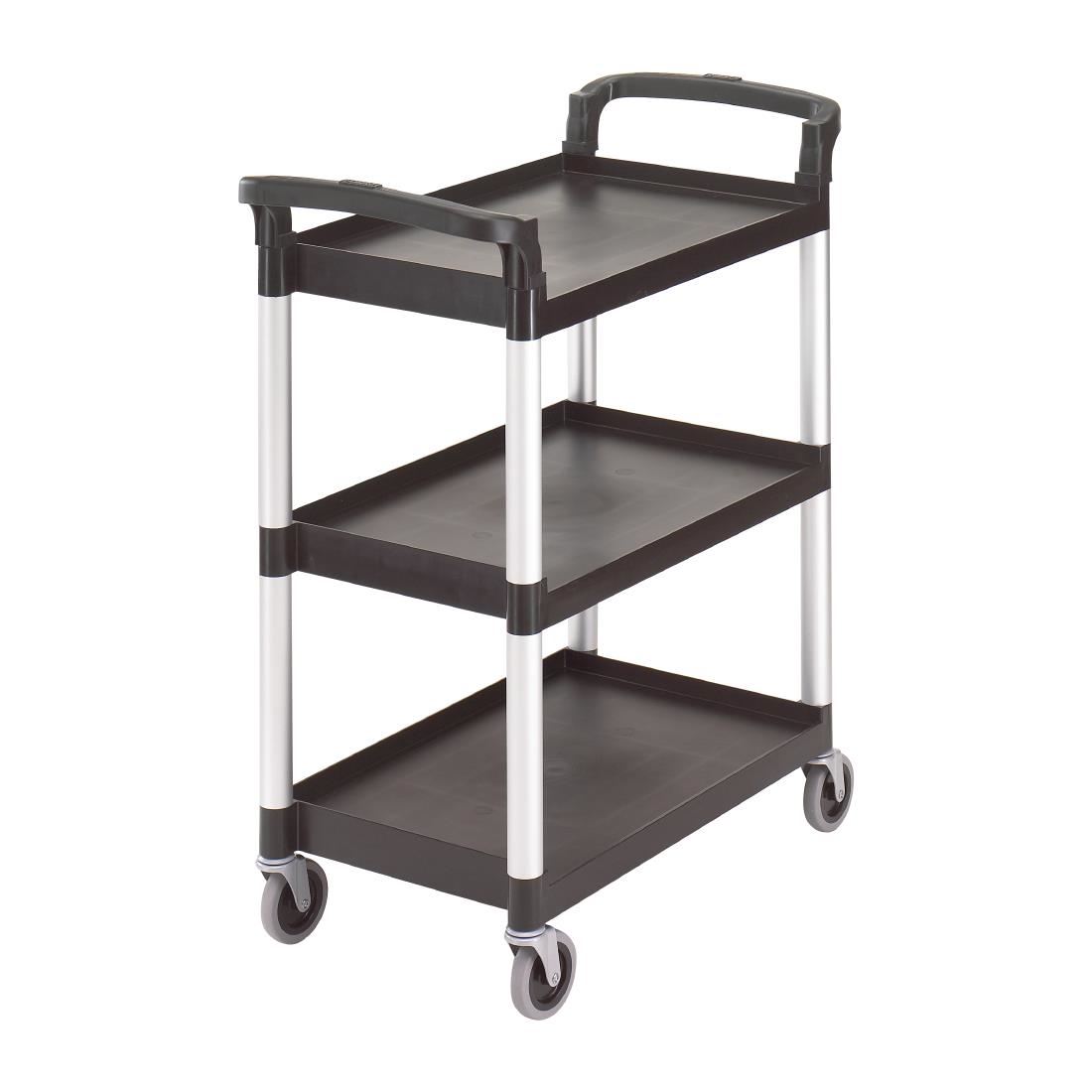 Cambro KD serveerwagen met 3 bladen zwart - Afbeelding 2
