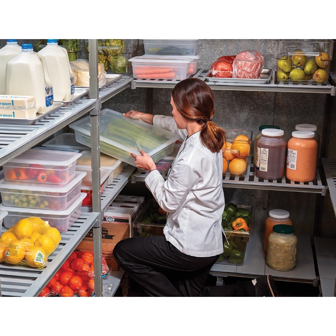 Cambro polypropyleen gastronorm bak 1/1 soft seal deksel - Afbeelding 9