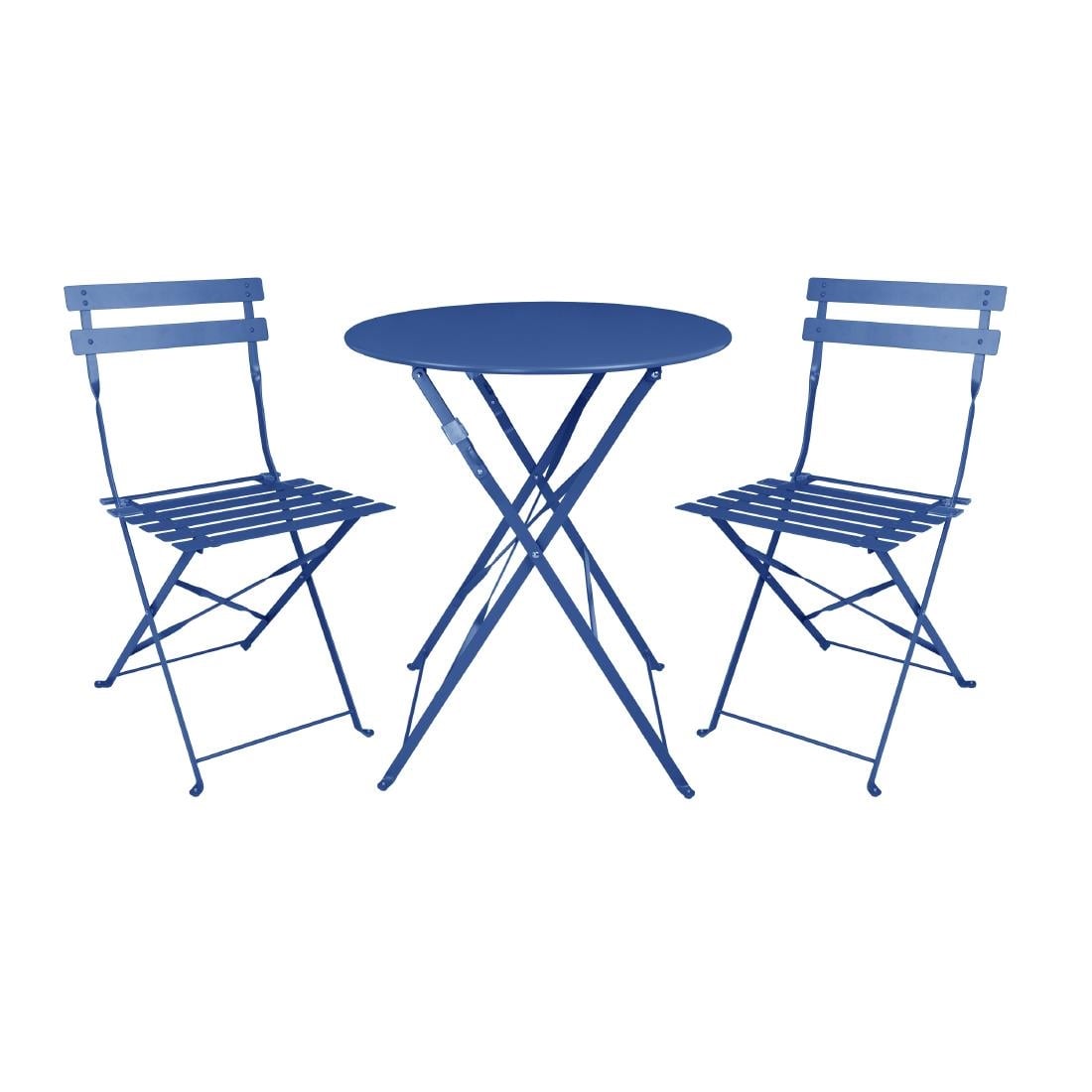 Bolero Perth Pavement Style Klapstoelen Donker Marineblauw (2 stuks) - Afbeelding 5