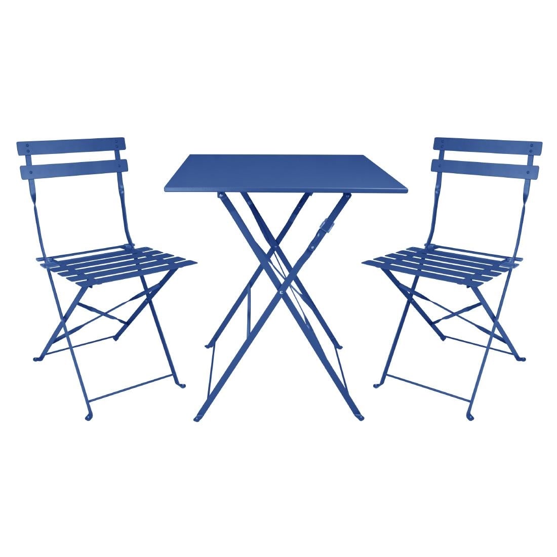 Bolero Perth Pavement Style Klapstoelen Donker Marineblauw (2 stuks) - Afbeelding 6