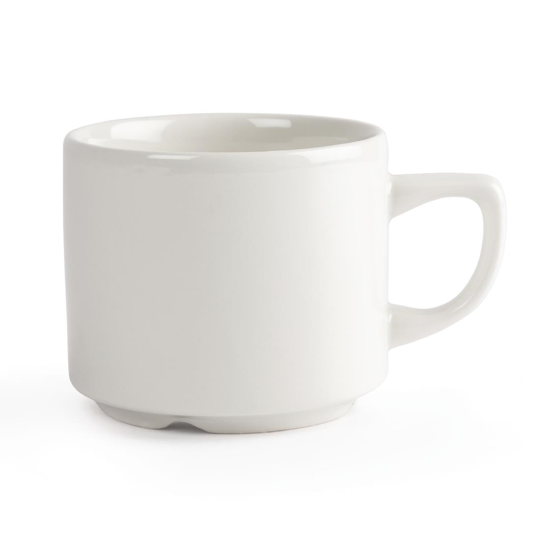 Churchill Whiteware Maple stapelbare theekopjes 19,9cl (24 stuks) - Afbeelding 2