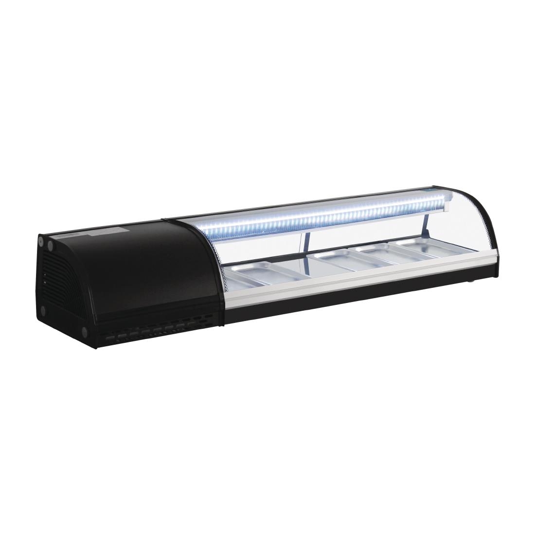Polar G-serie gekoelde sushivitrine 5xGN 1/3 - Afbeelding 2