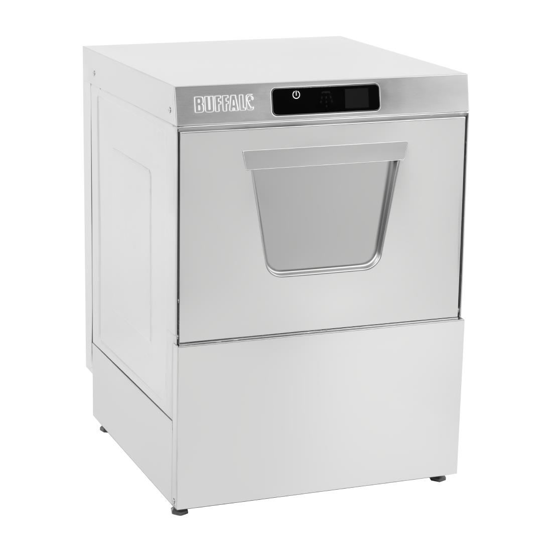 Buffalo Digitale Onderbouw Vaatwasser Met Afvoerpomp 500mm Mand 5.5Kw Enkelvoudige Fase - Afbeelding 3