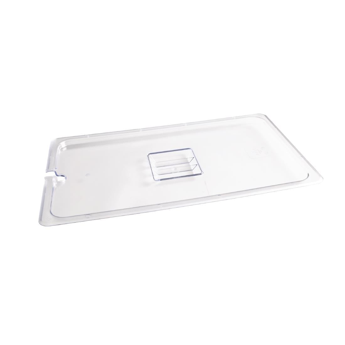 Vogue polycarbonaat deksel met lepeluitsparing GN 1/1 - Afbeelding 2