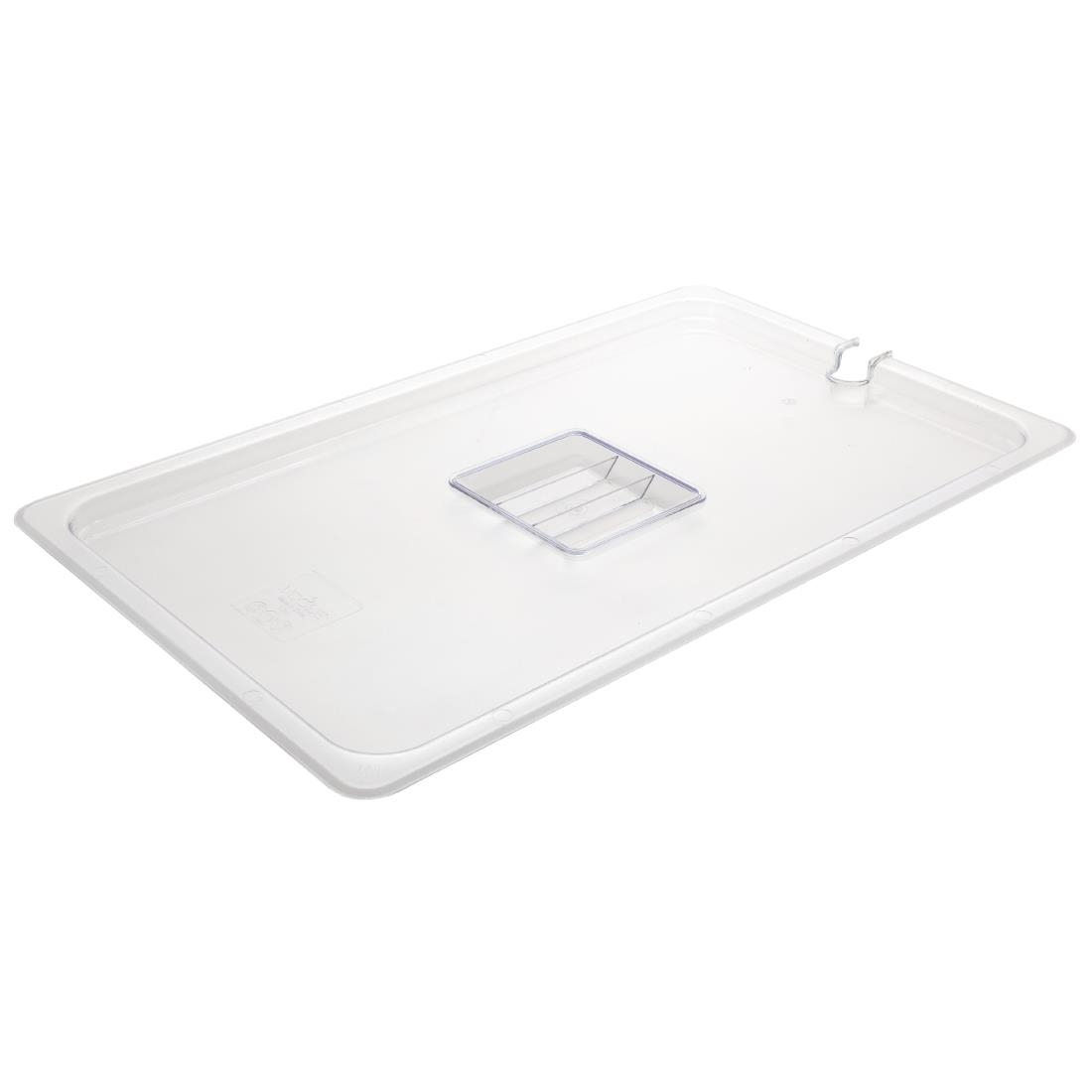 Vogue polycarbonaat deksel met lepeluitsparing GN 1/1 - Afbeelding 3