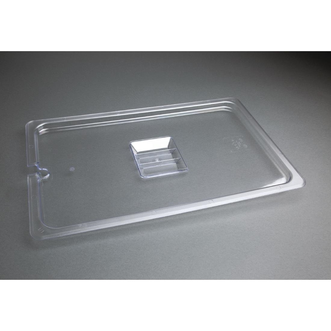 Vogue polycarbonaat deksel met lepeluitsparing GN 1/1 - Afbeelding 5