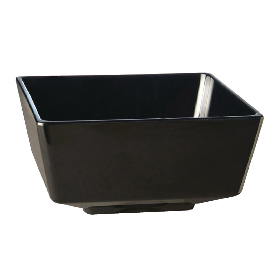 APS Float vierkante melamine kom zwart 5,5x5,5cm - Afbeelding 2