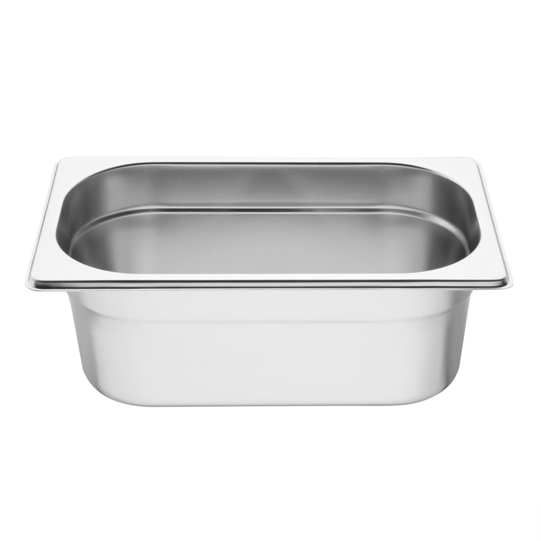 Vogue RVS 1/4 Gastronorm bak 100mm - Afbeelding 5