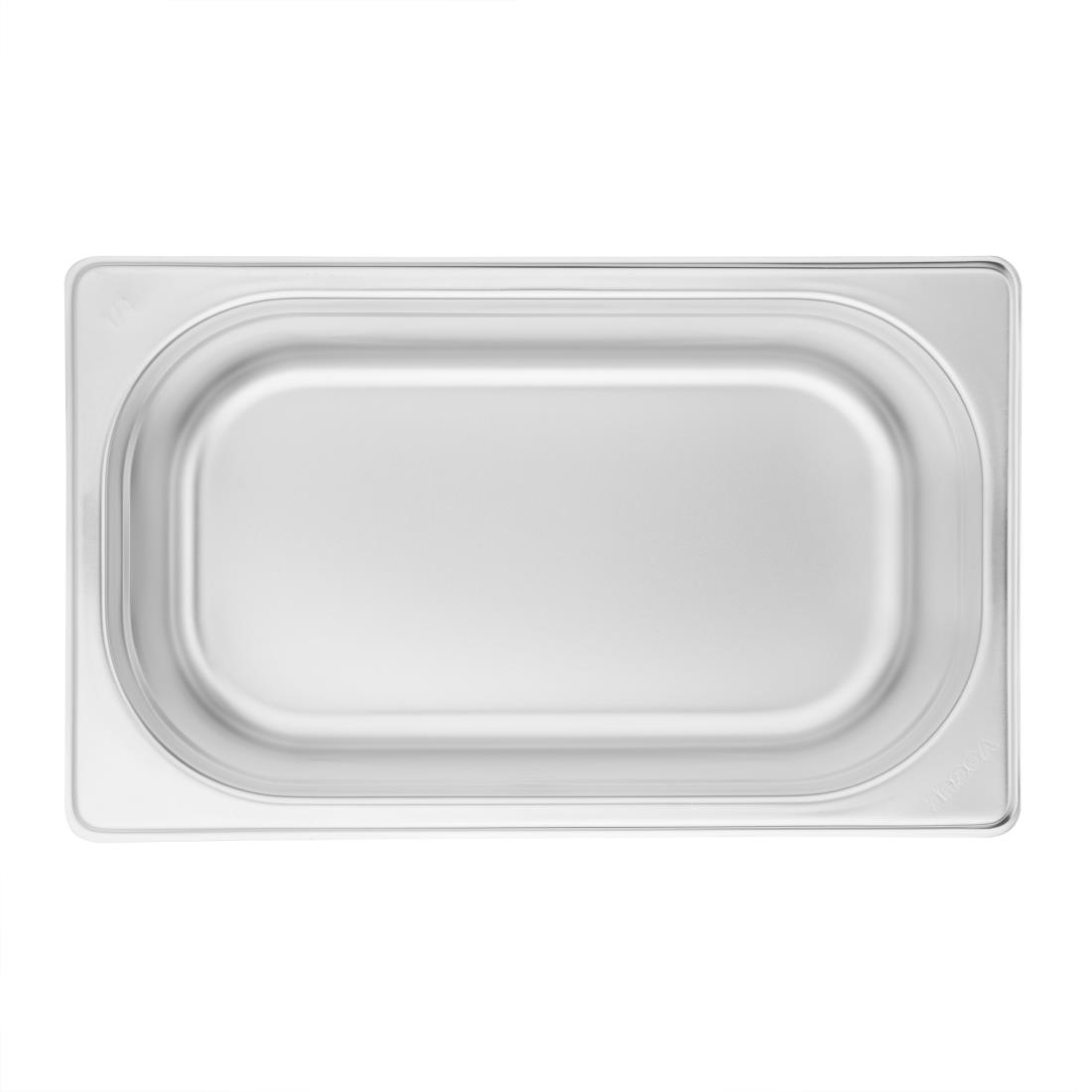 Vogue RVS 1/4 Gastronorm bak 100mm - Afbeelding 6