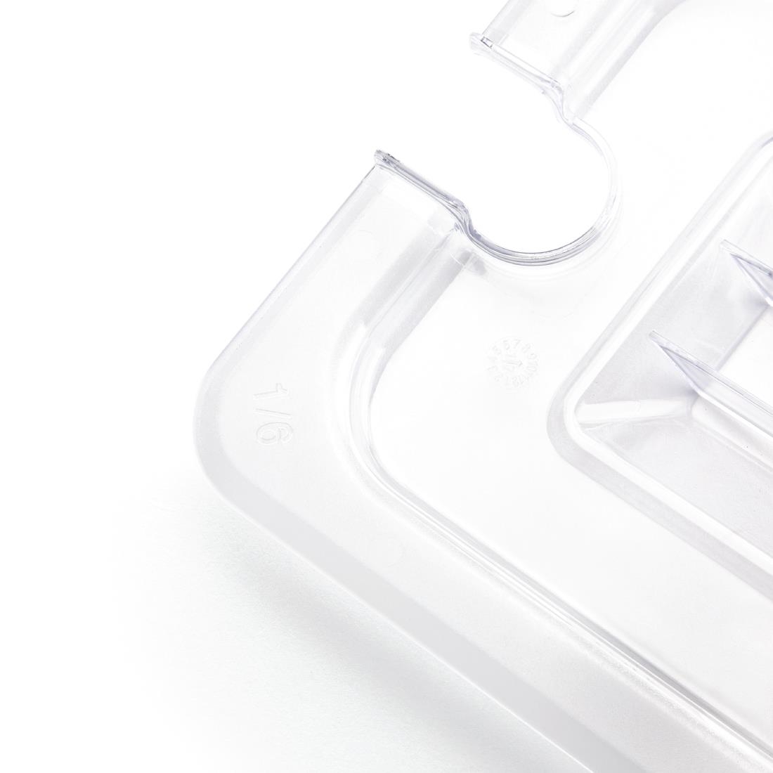 Vogue polycarbonaat deksel met lepeluitsparing GN 1/6 - Afbeelding 5
